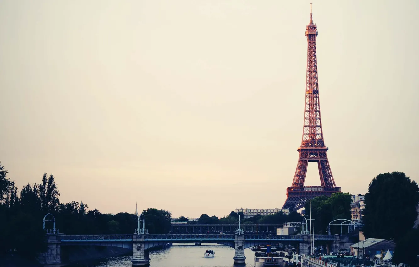 Photo wallpaper the sky, city, the city, Eiffel tower, Paris, France, paris, france