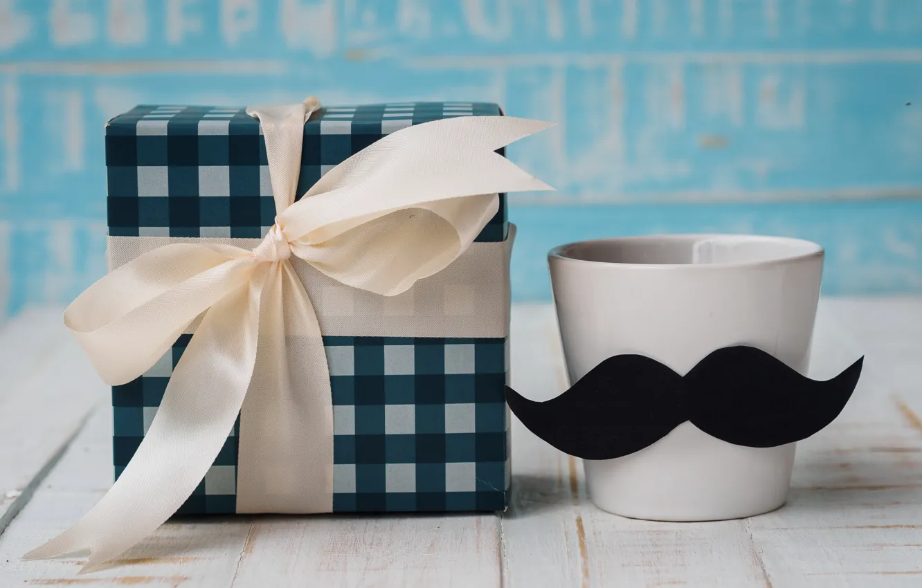 Photo wallpaper holiday, gift, mug, men's day
