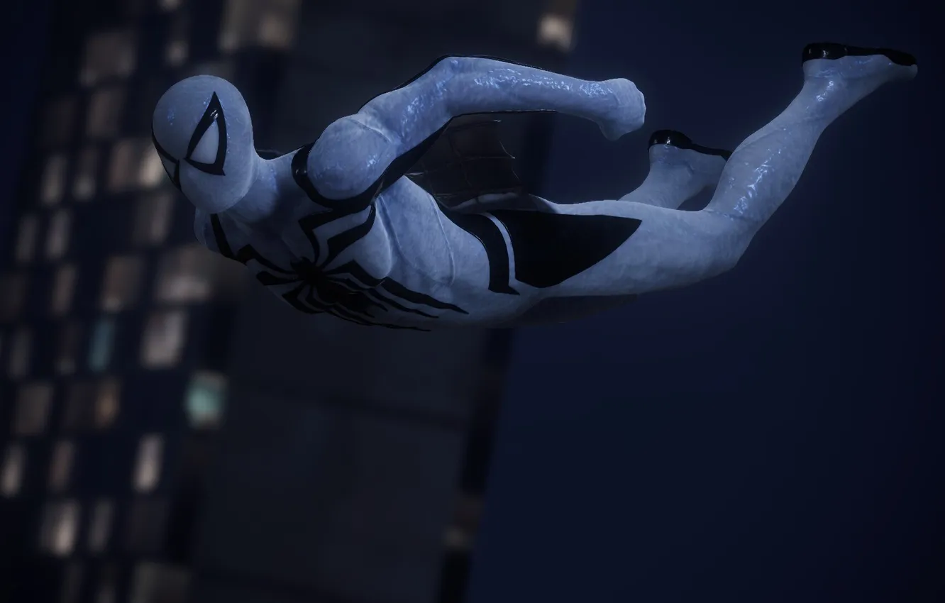 Photo wallpaper White suit, Anti-Venom, Symbiote, Marvel Spider Man 2