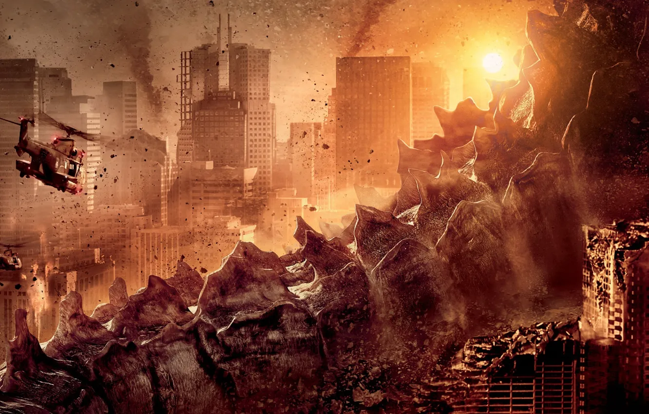 Photo wallpaper Godzilla, Godzilla, 2014