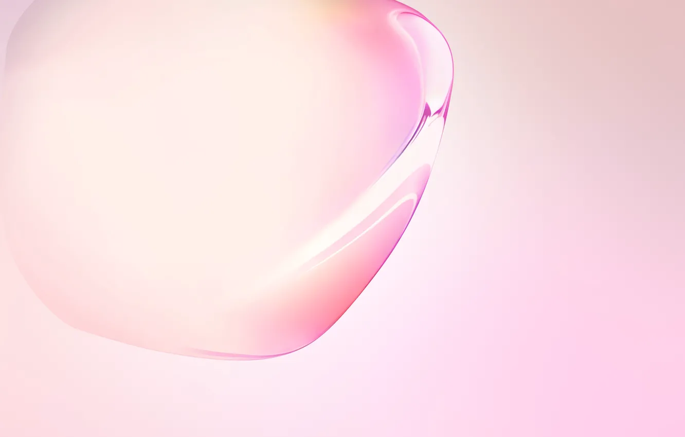 Photo wallpaper pink, bubble, Samsung