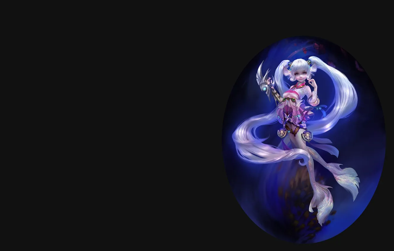 Photo wallpaper girl, fantasy, the game, mermaid, anime, art