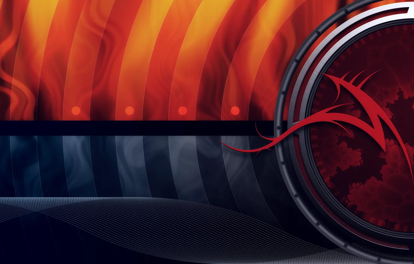 Photo wallpaper line, strip, sign, characters, creative