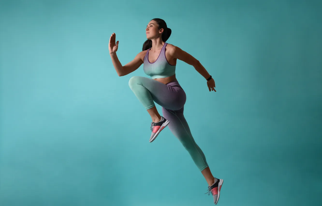 Photo wallpaper gym, leggings, woman fitness, Buttock, activewear, woman exercises, woman streching, woman workout