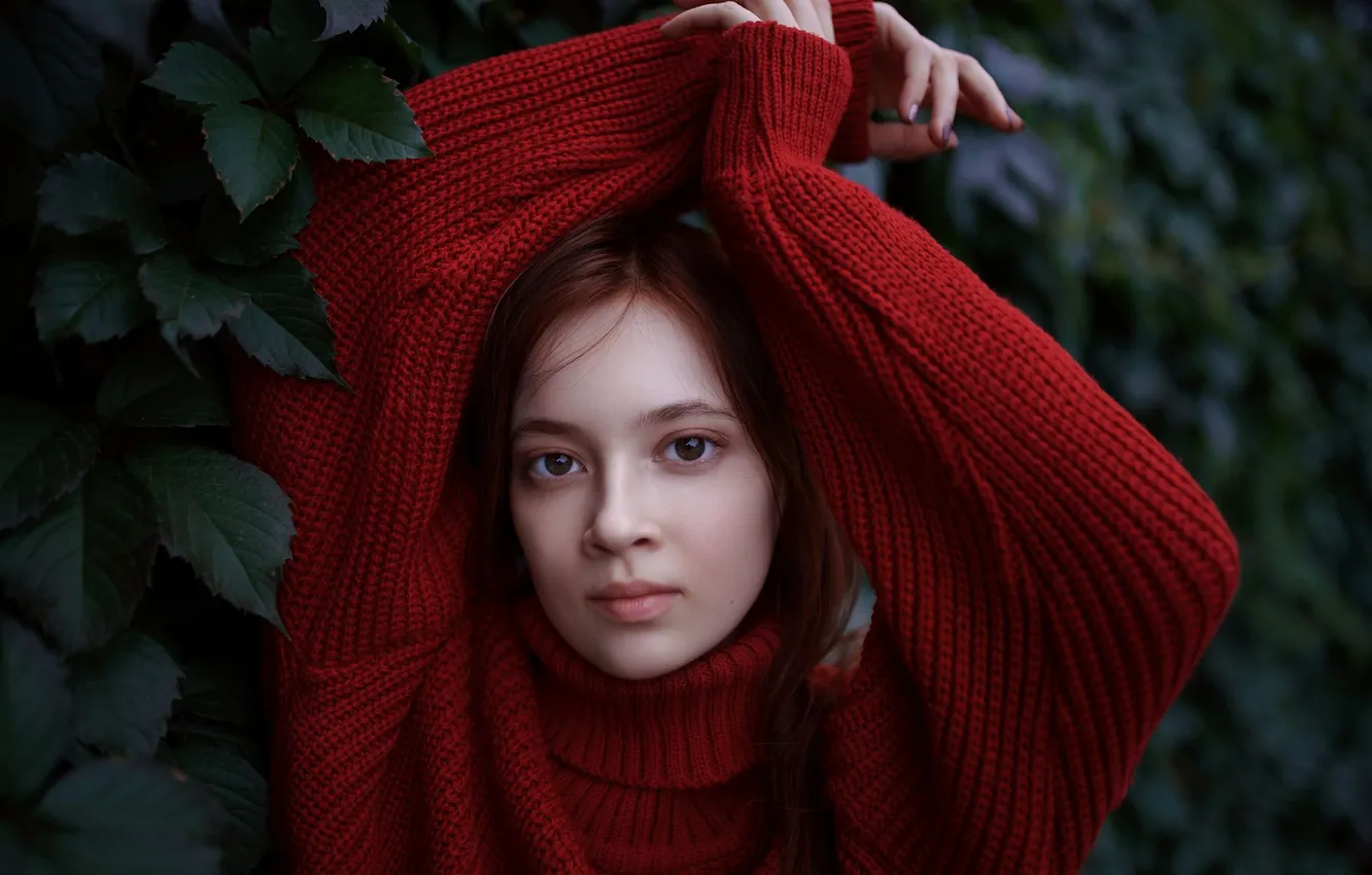 Photo wallpaper look, Anastasia, Portrait photography, Ilya Shatokhin
