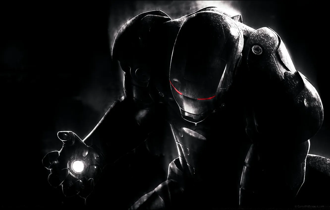 Photo wallpaper iron man, superhero Marvel, Marvel