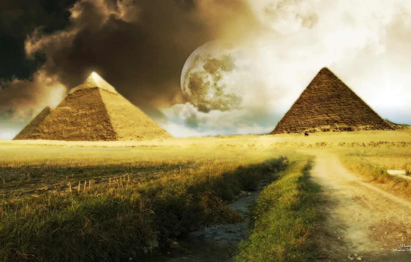 Photo wallpaper Surreal, Agypt, Pyramide