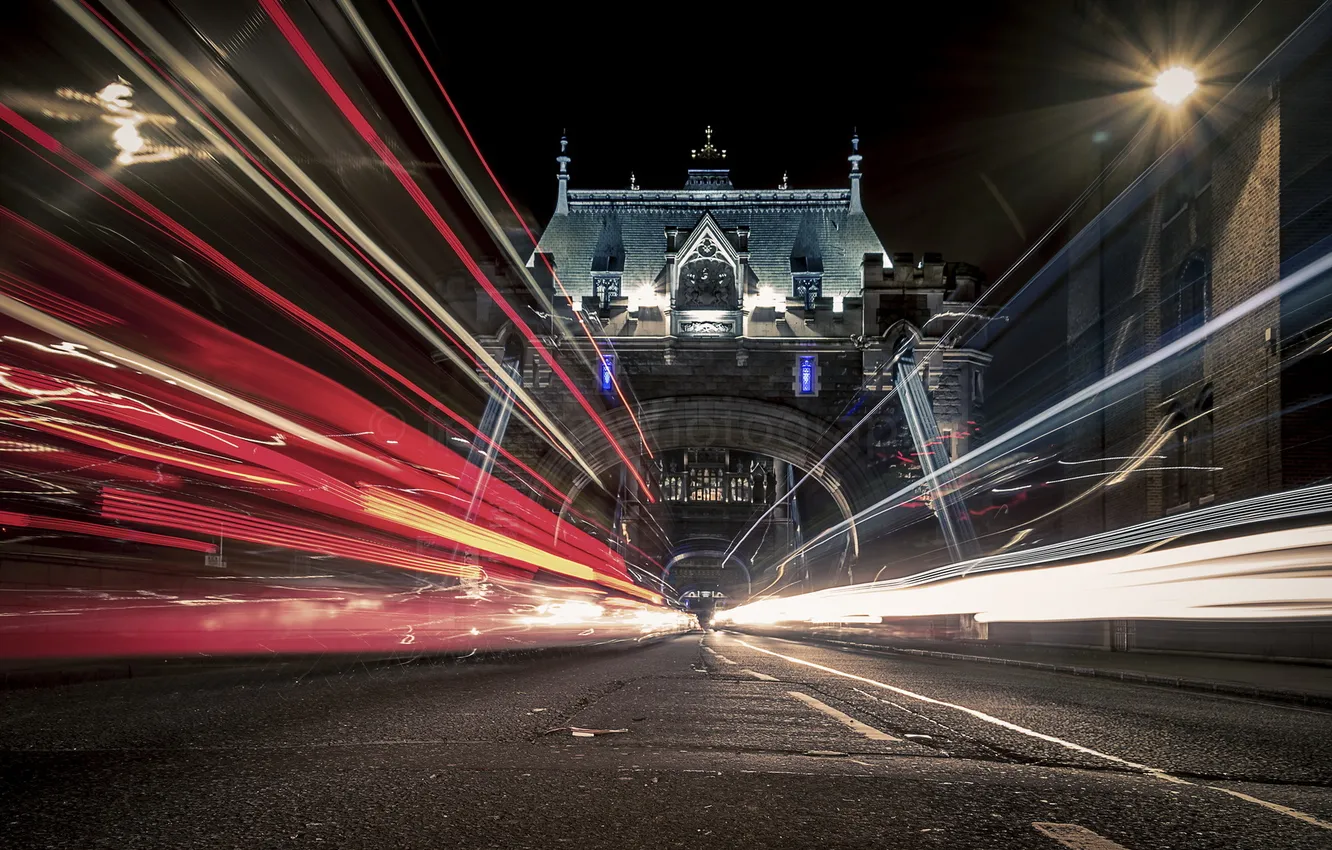 Photo wallpaper life, night, London