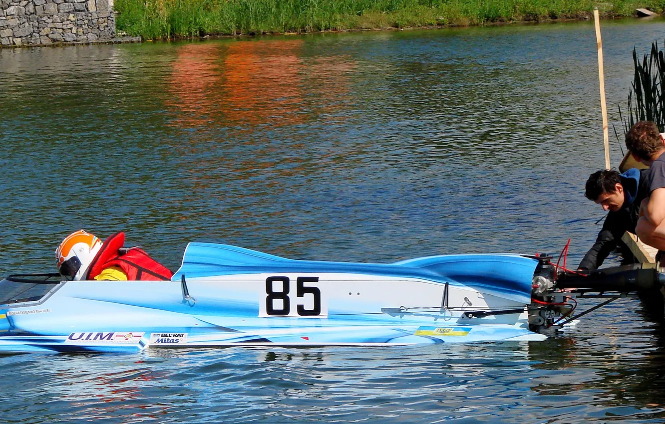 Photo wallpaper race, boat, speed