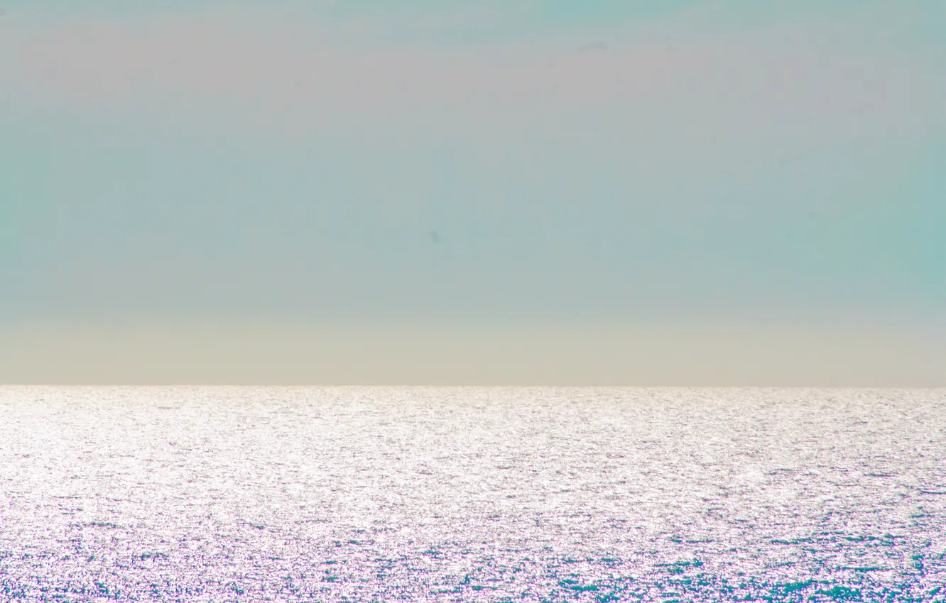 Photo wallpaper sky, sea, ocean, seascape, horizon, sunlight, Atlantic