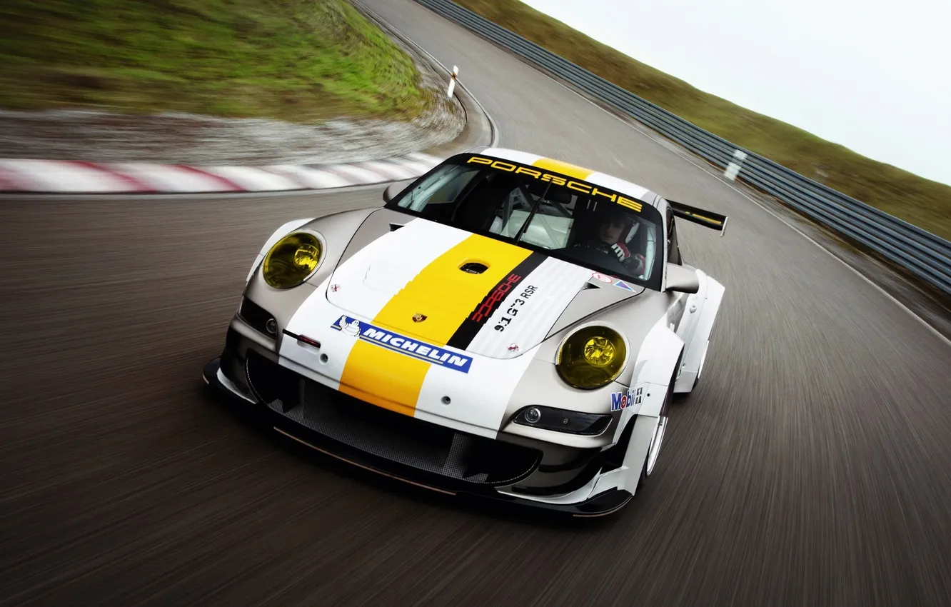Photo wallpaper track, 911, Porsche, Porsche, gt3