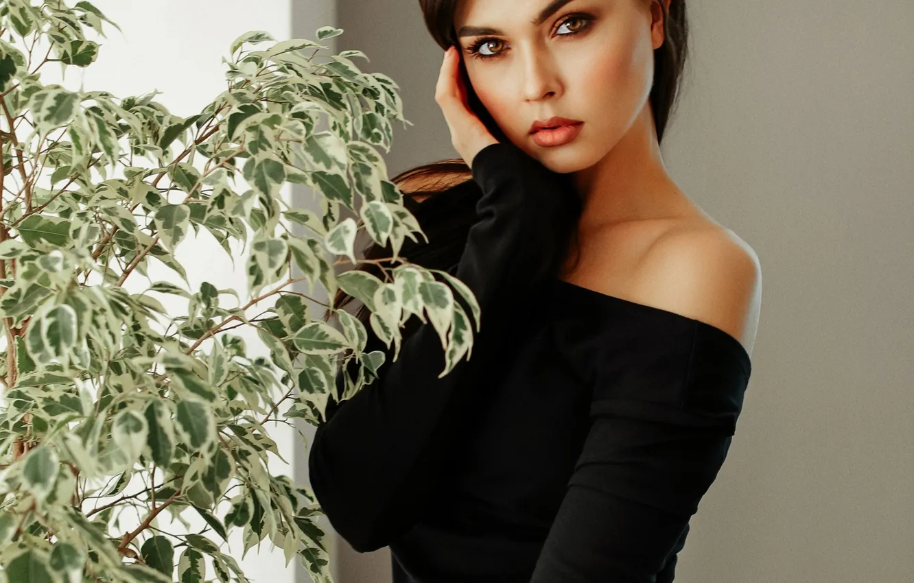 Photo wallpaper sweetheart, portrait, Marusya, Denis Lytkin