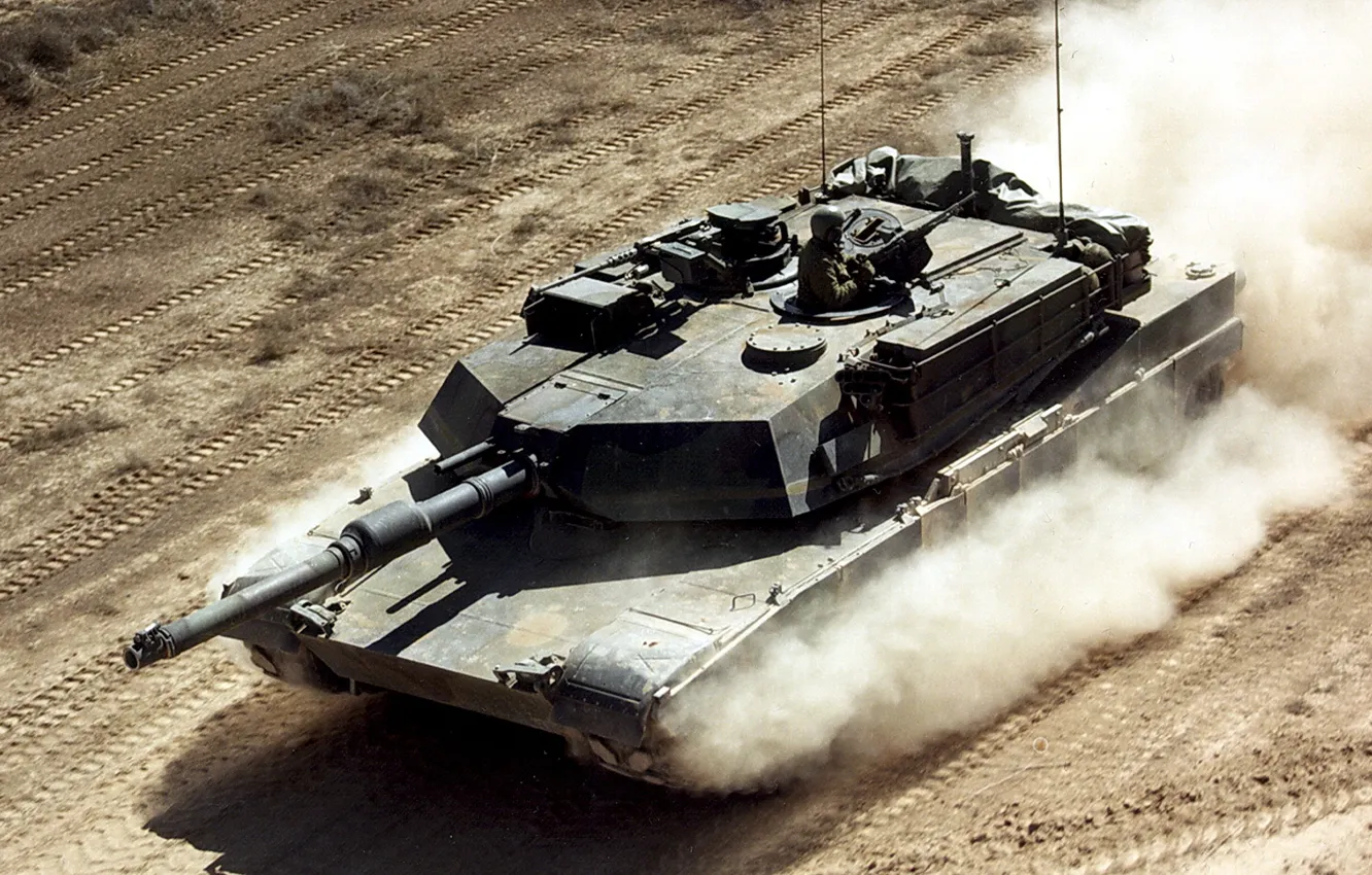 Photo wallpaper weapons, tank, Abrams