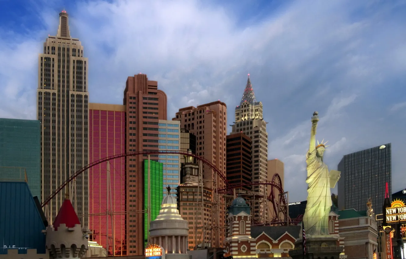 Photo wallpaper landscape, the city, New York City