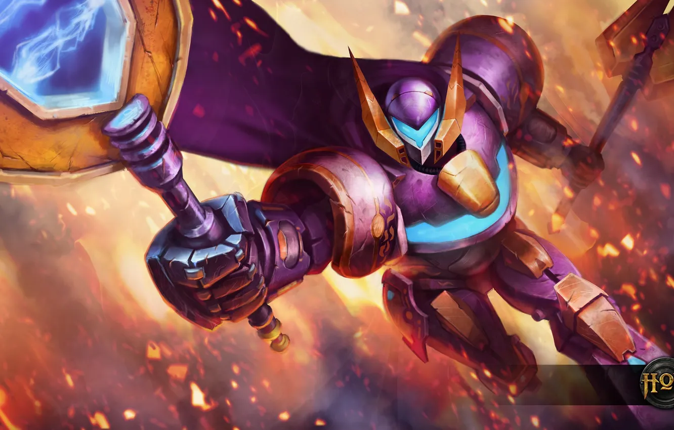 Photo wallpaper hon, cyborg, Heroes of Newerth, Savior, Savior Rally