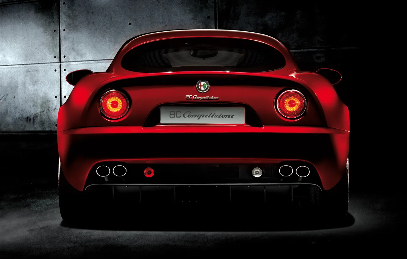 Photo wallpaper auto, Alfa, Romeo, Competition