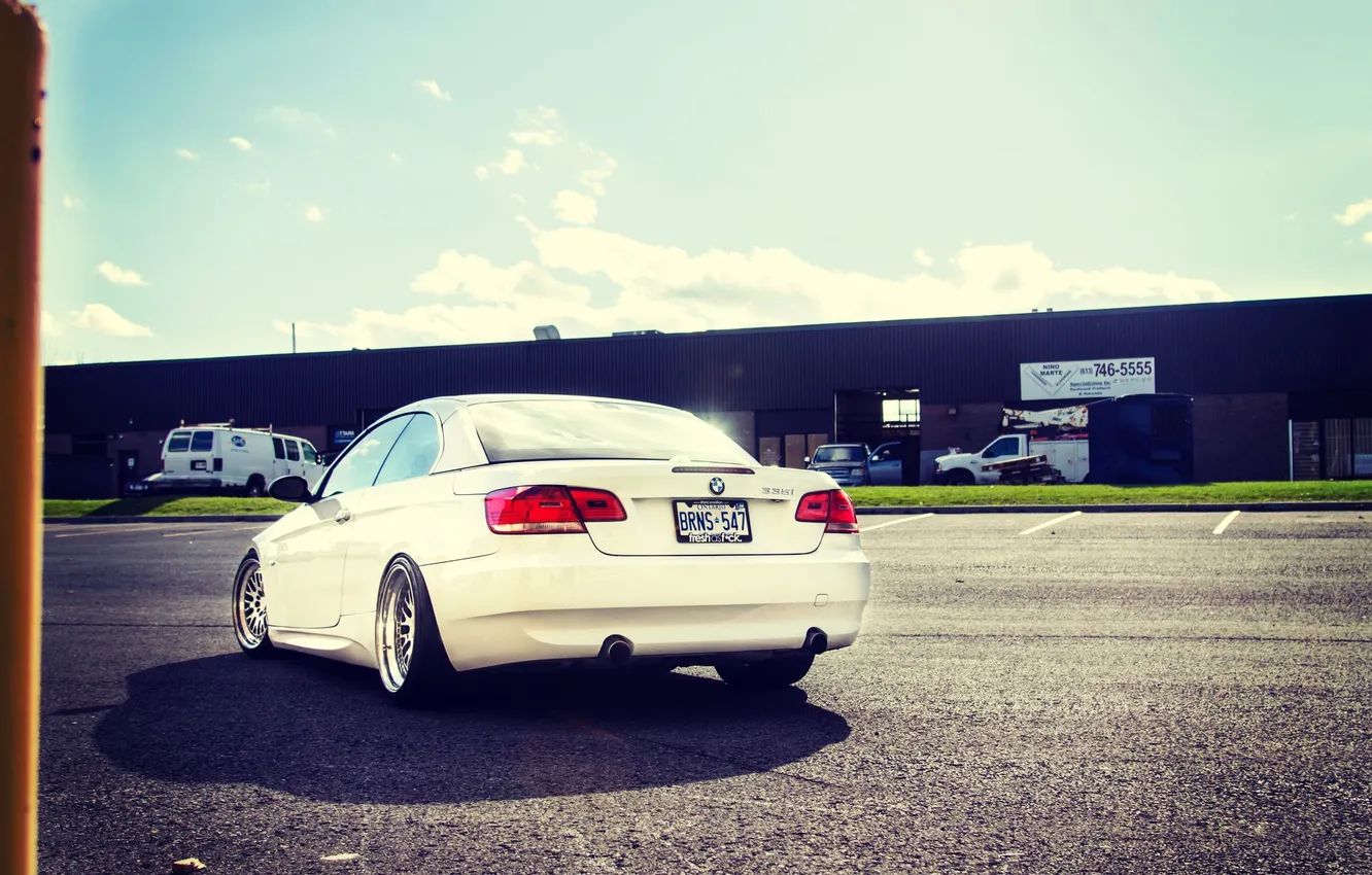 Photo wallpaper BMW, 3Series, 335i, E93, stance, stanceworks, CCW