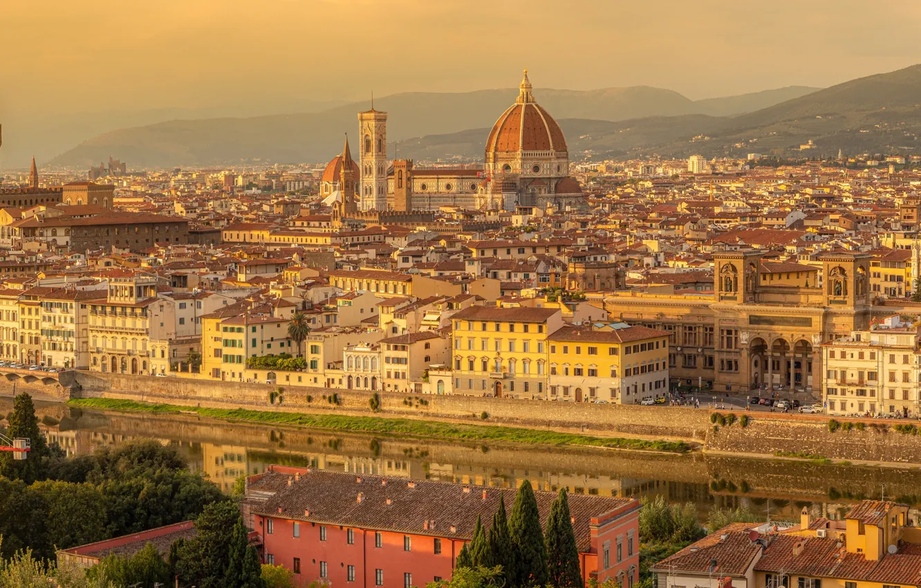 Photo wallpaper Italy, Tuscany, Florence, San Niccolo
