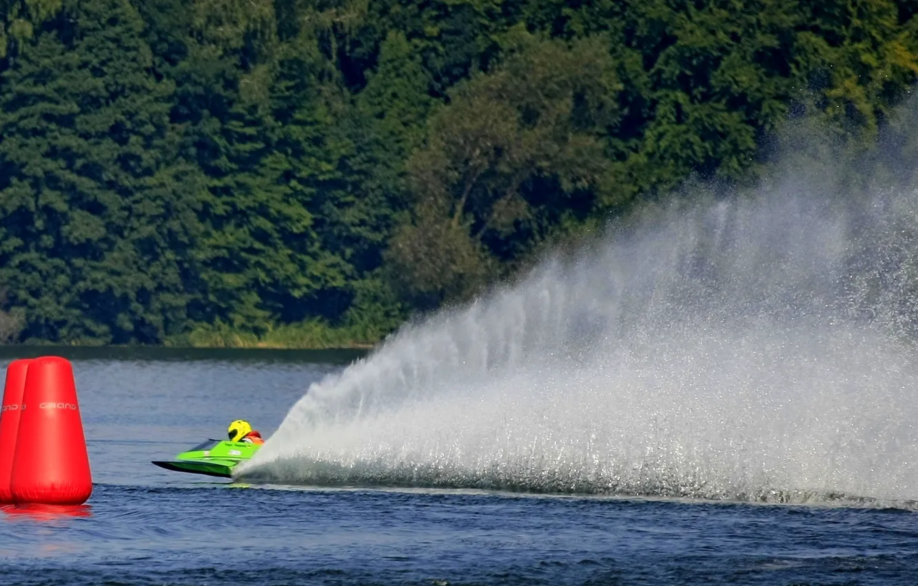 Photo wallpaper race, boat, speed