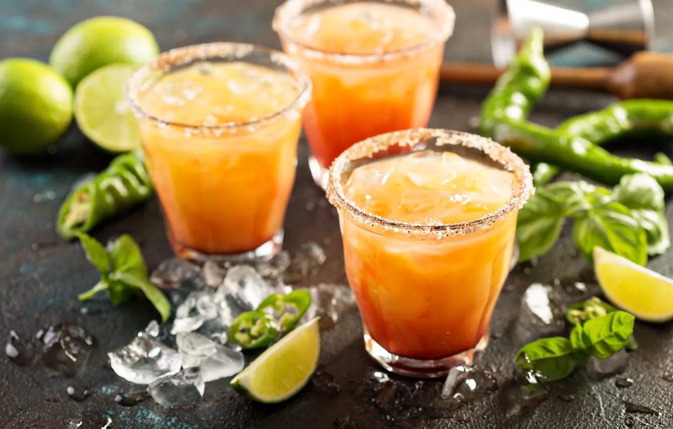 Photo wallpaper summer, yellow, sunrise, sweet, tropical, VODKA, Tequila