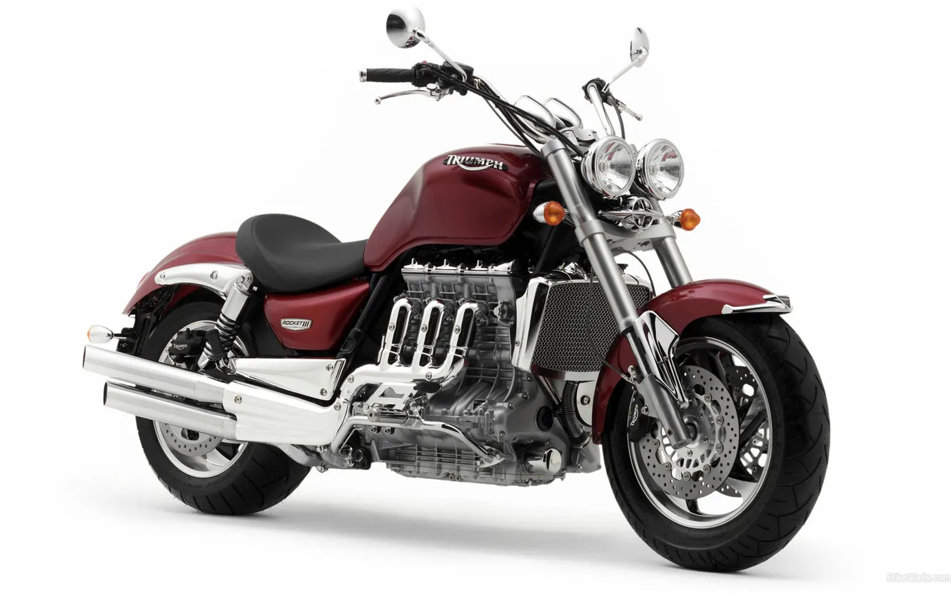 Photo wallpaper motorcycle, triumph, cruiser