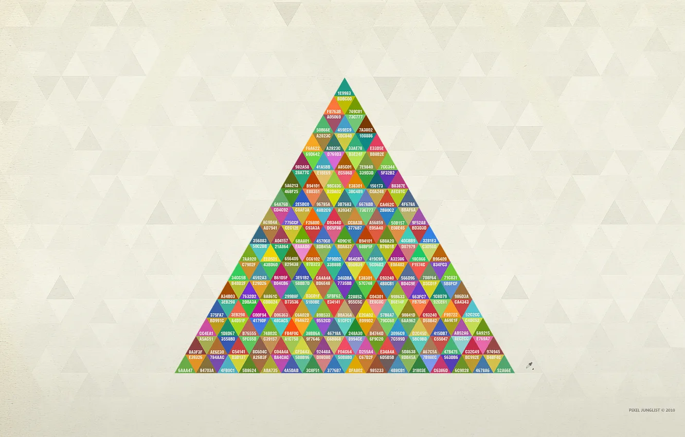 Photo wallpaper color, design, RGB, triangle, pixel junglist