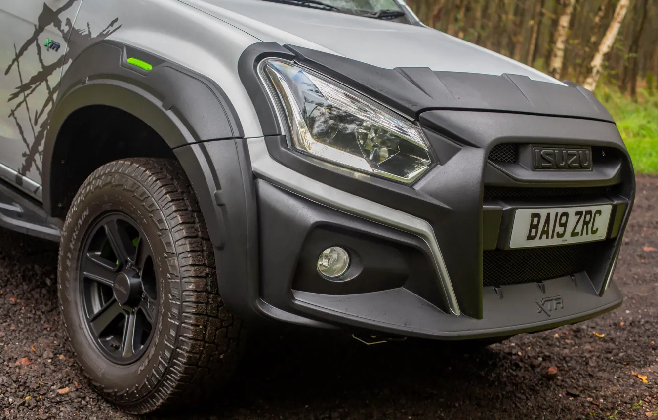 Photo wallpaper pickup, the front part, Isuzu, d-max, 2019, UK version, XTR