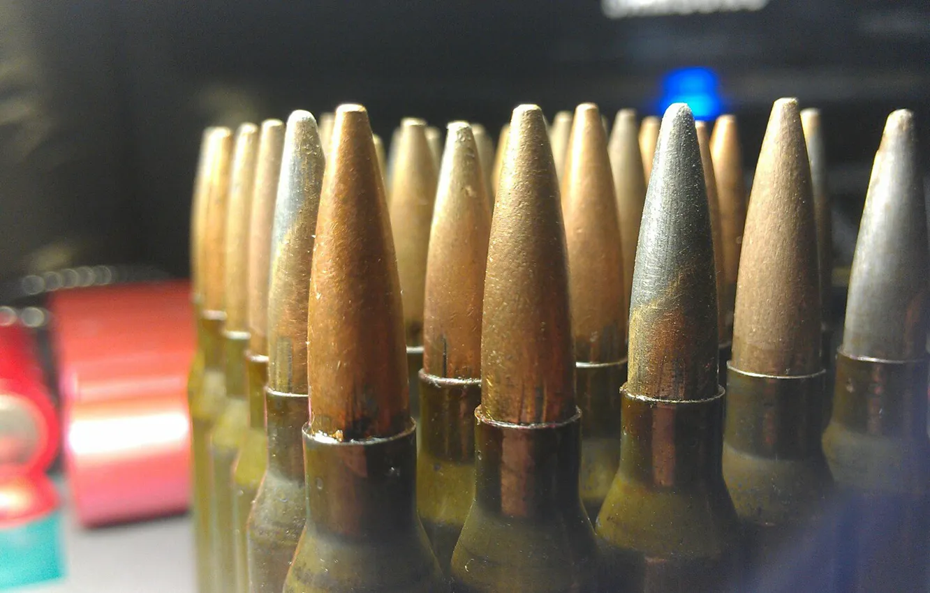 Photo wallpaper macro, background, cartridges