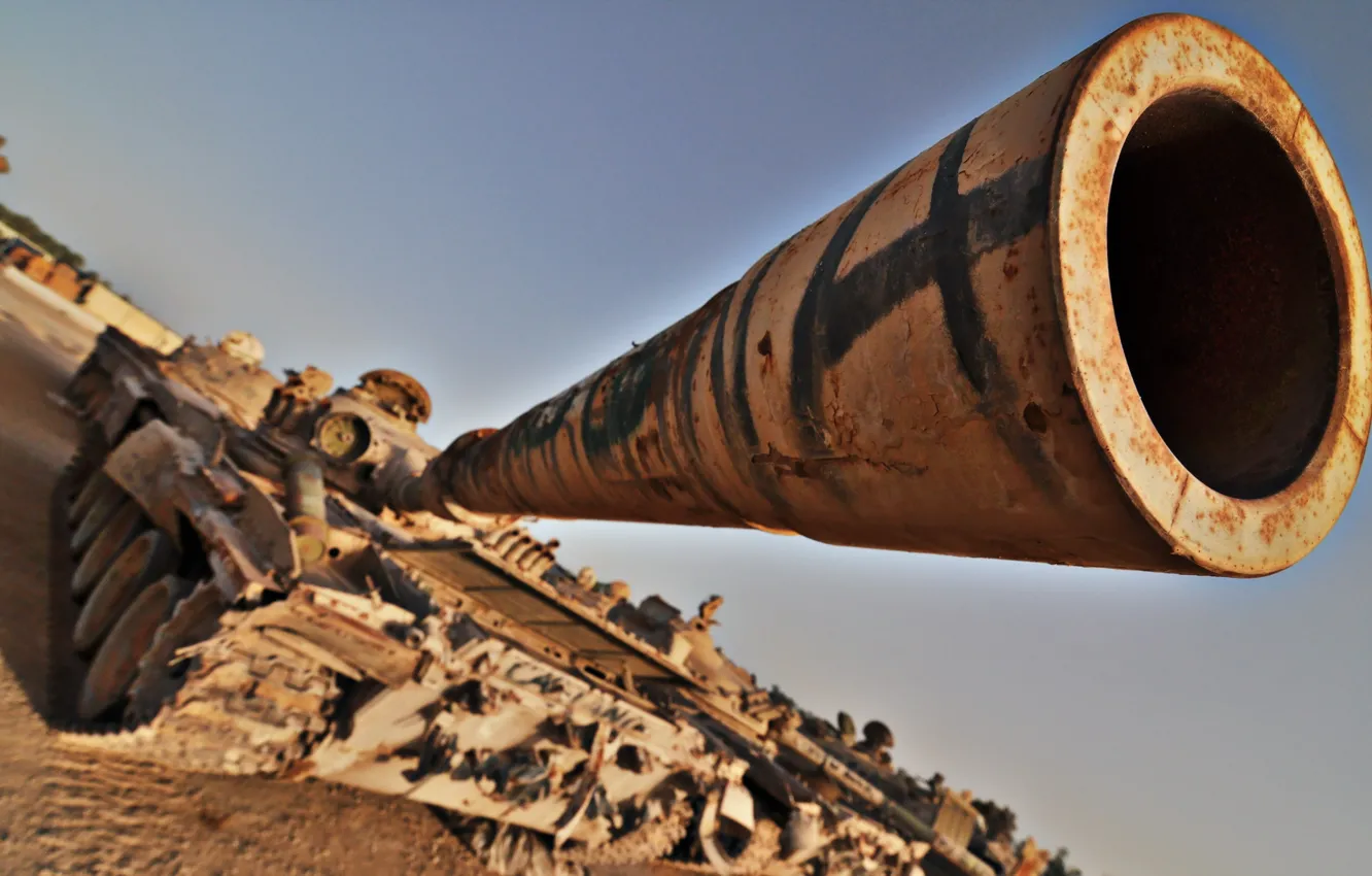 Photo wallpaper weapons, tank, trunk