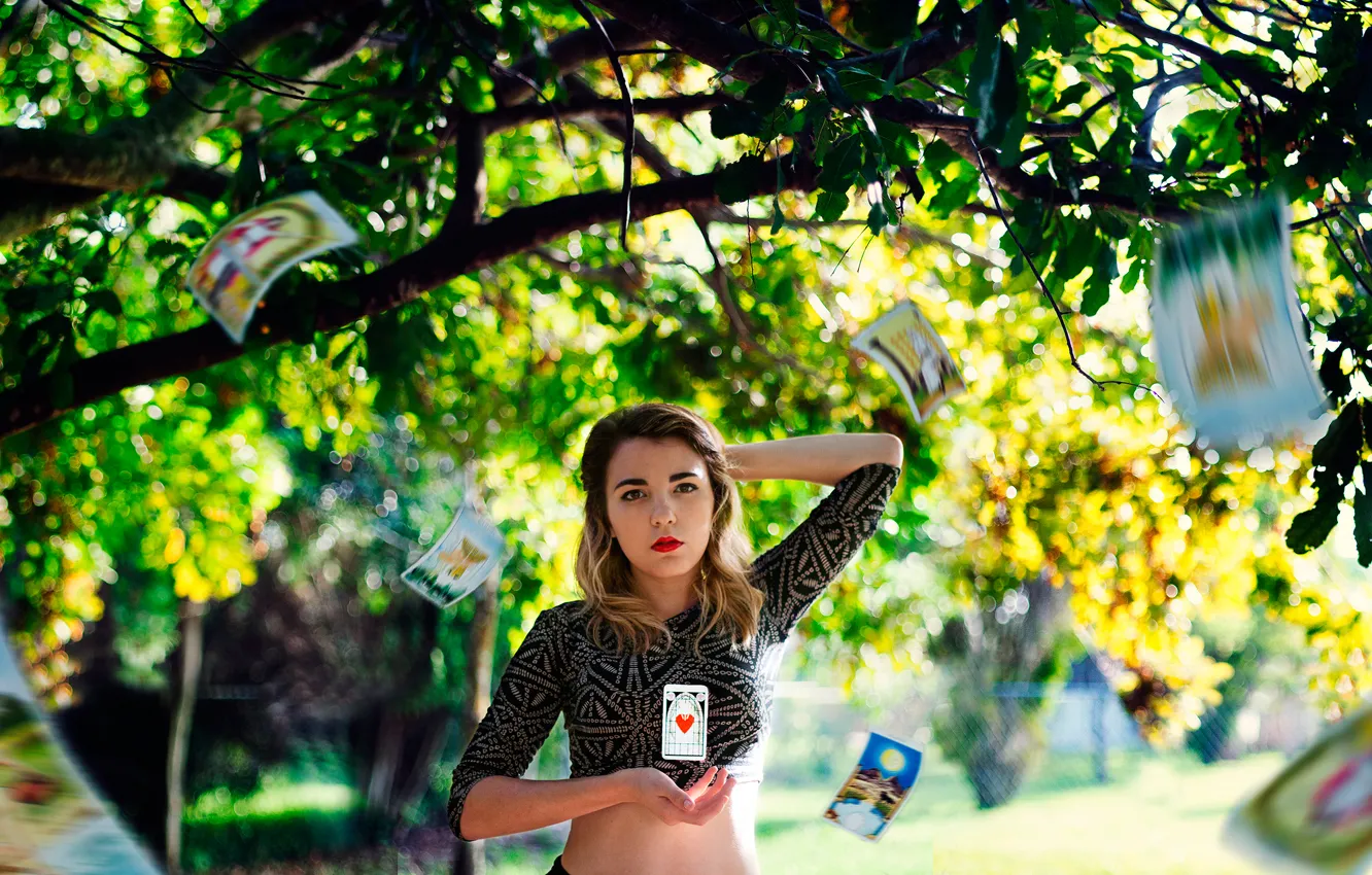 Photo wallpaper map, the fortune teller, Tarot, Fortune Teller