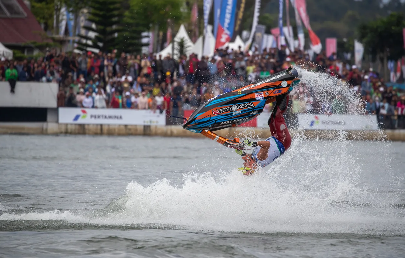 Photo wallpaper race, boat, speed