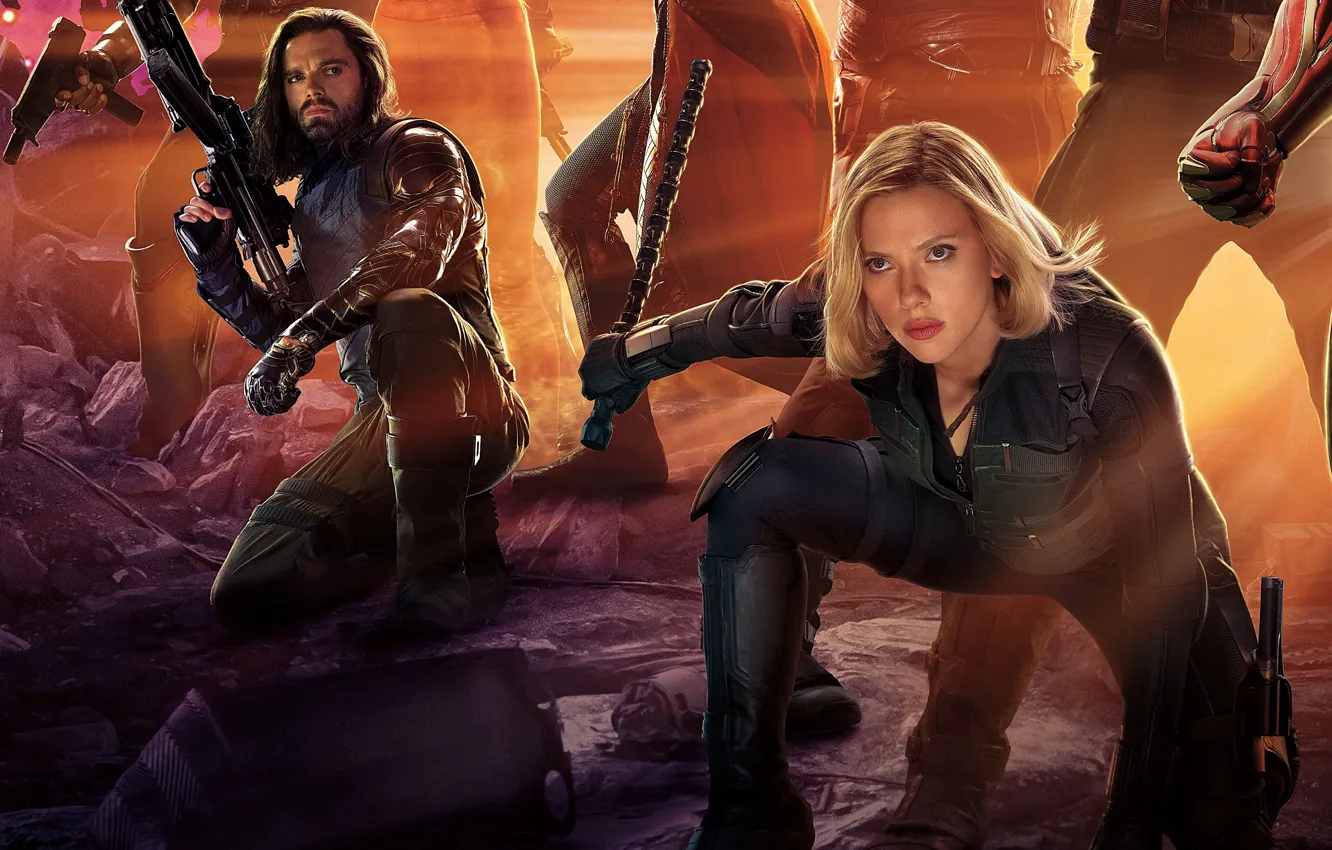 Photo wallpaper Scarlett Johansson, scarlett johansson, the Avengers: infinity war