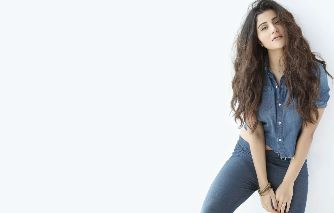 Photo wallpaper girl, hot, sexy, eyes, smile, beautiful, figure, model