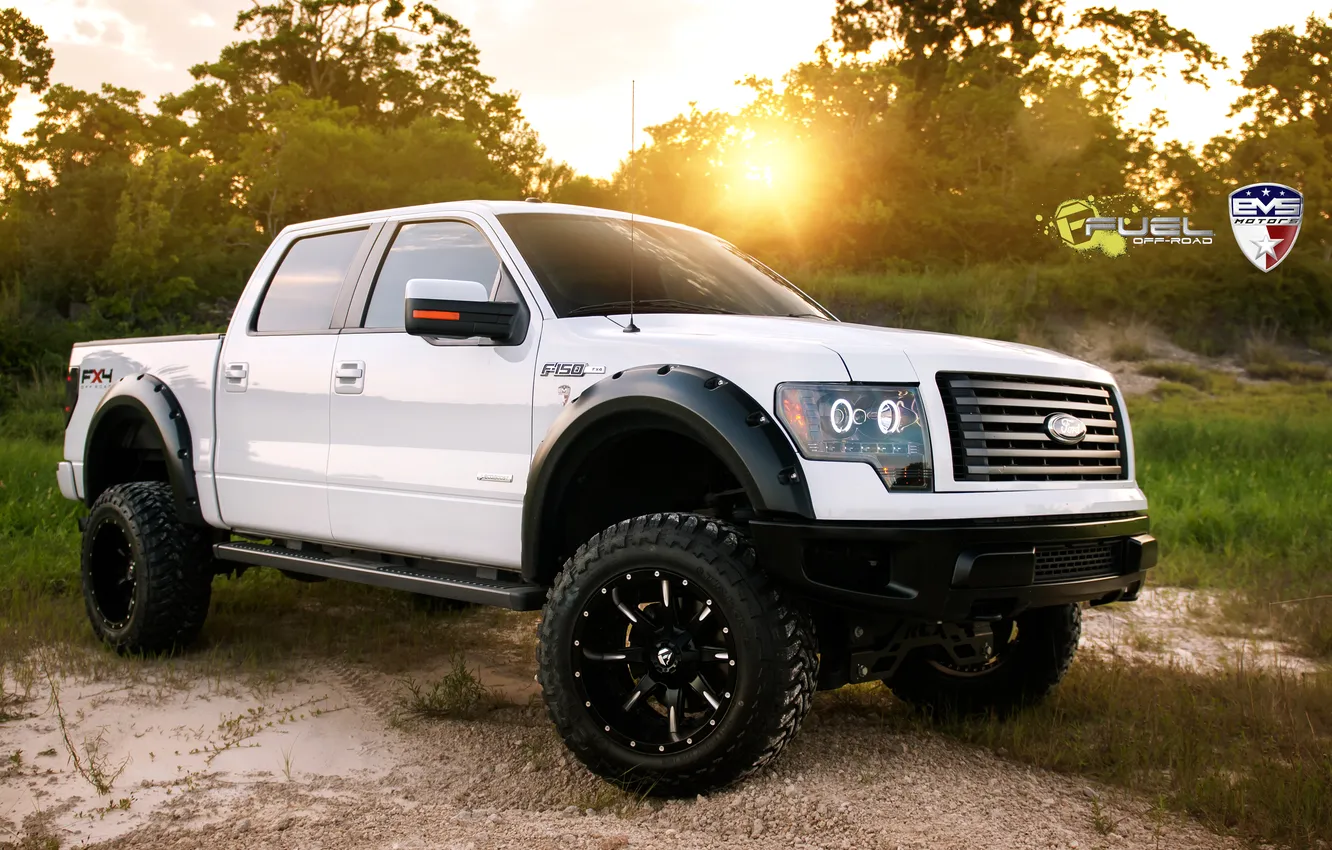 Photo wallpaper white, Ford, jeep, EVS Fuel FX4 11