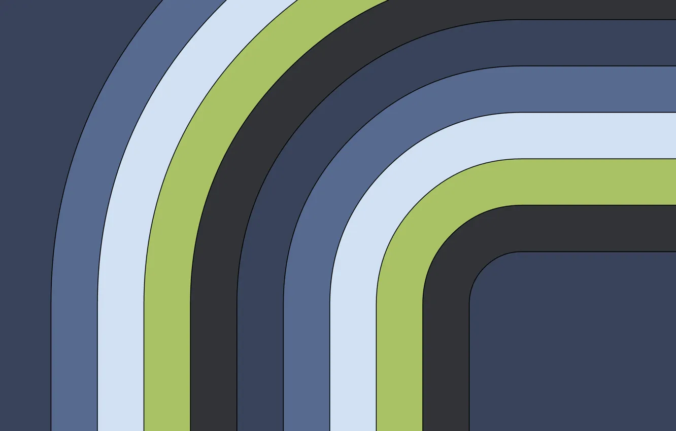 Photo wallpaper line, blue, yellow, texture, design, color, material