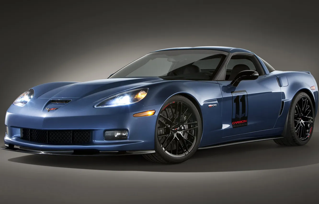 Photo wallpaper Z06, Corvette, carbon