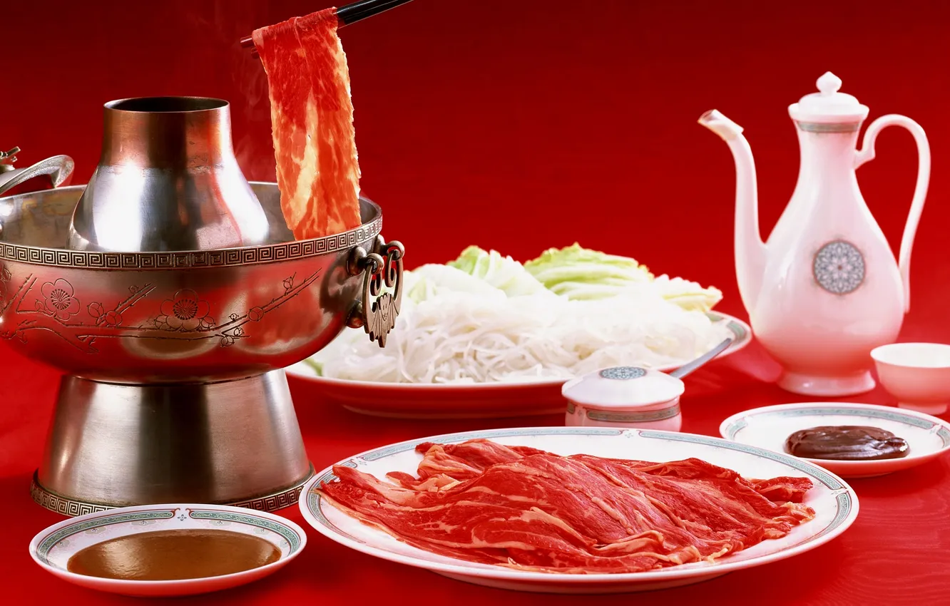 Photo wallpaper food, Chinese, hotpot, &quot;hot pot&quot;, hot pot