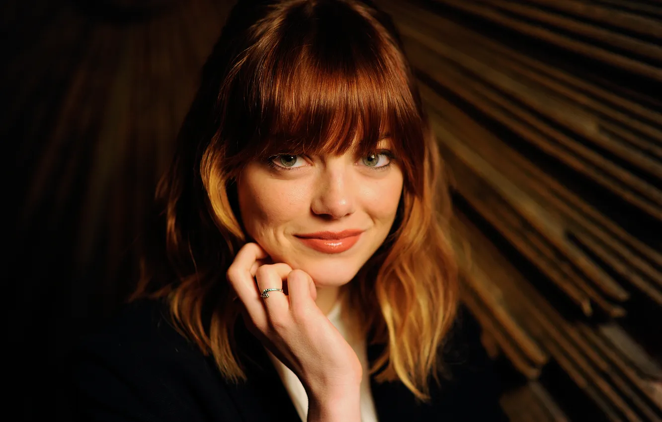 Photo wallpaper portrait, photoshoot, Emma Stone, USA Today