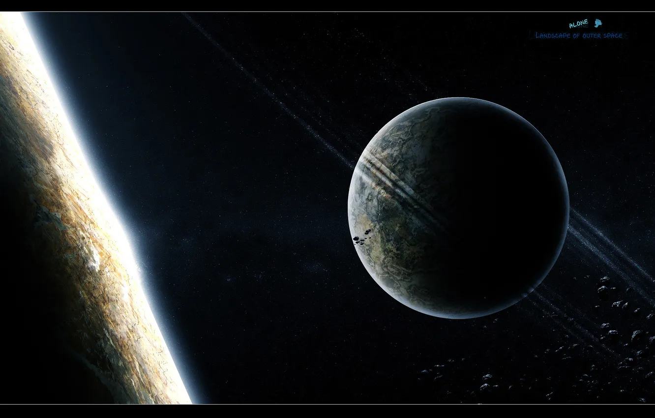 Photo wallpaper stars, surface, the atmosphere, asteroids