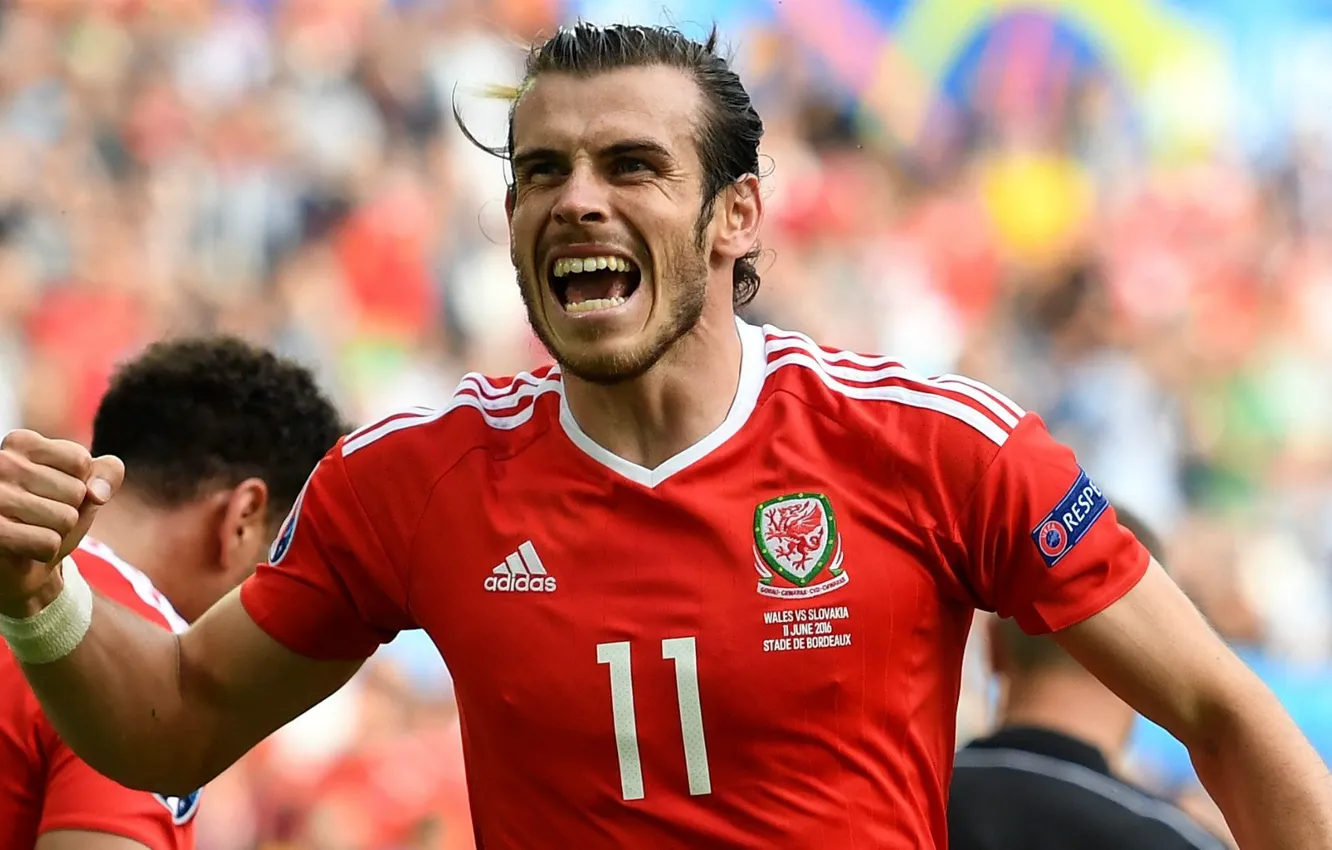 Photo wallpaper smile, football, player, football, player, Team, Wales, Gareth Bale