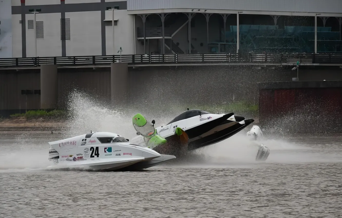 Photo wallpaper race, boat, speed