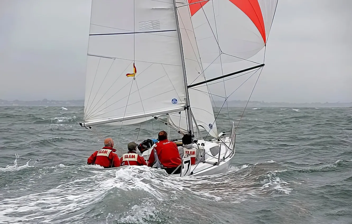 Photo wallpaper speed, boats, races