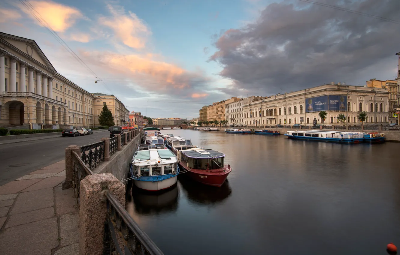 Photo wallpaper river, Saint Petersburg, Fontanka