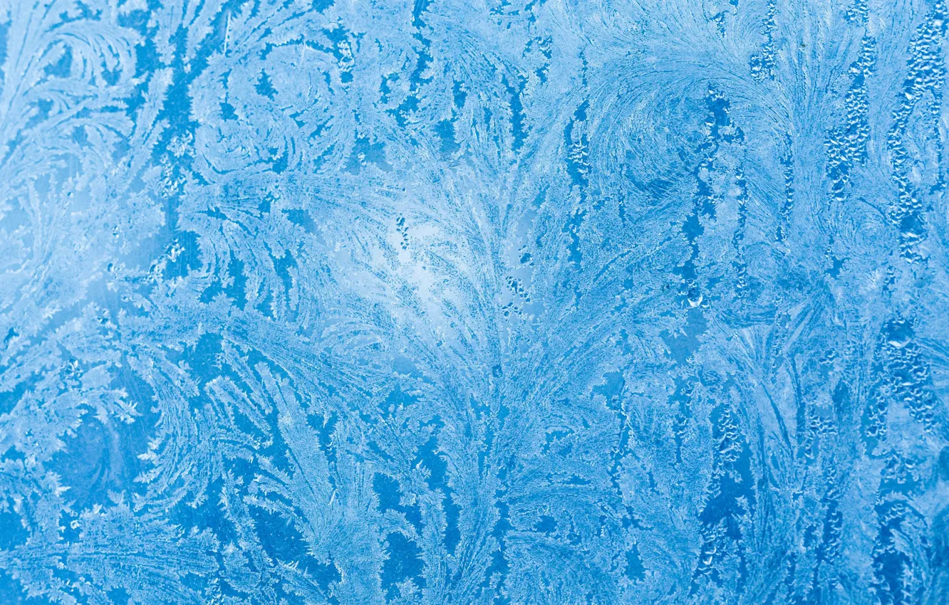 Photo wallpaper frost, glass, pattern, ice, window, frost