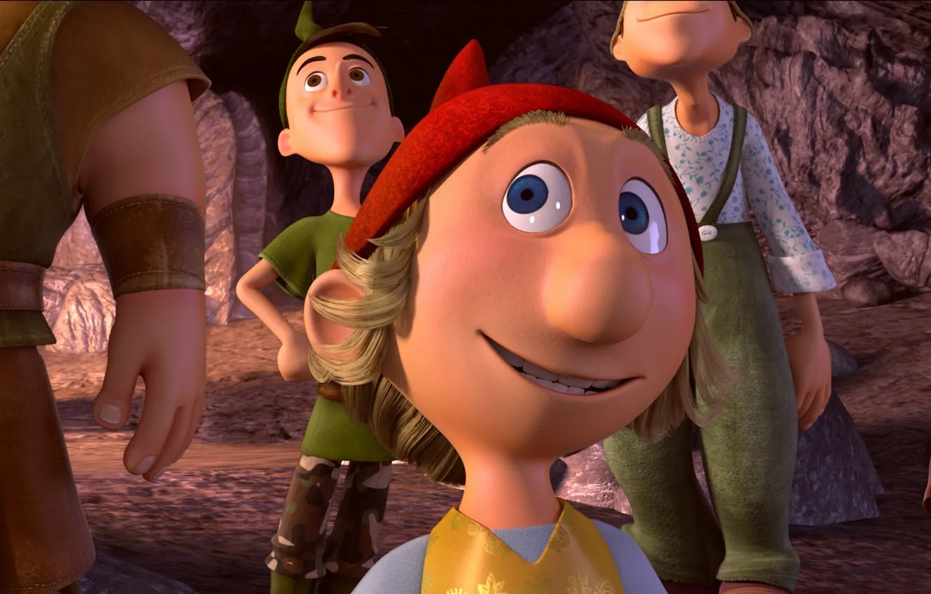 Photo wallpaper cartoon, adventure, dwarf, funny, The 7th dwarf, The 7th dwarf