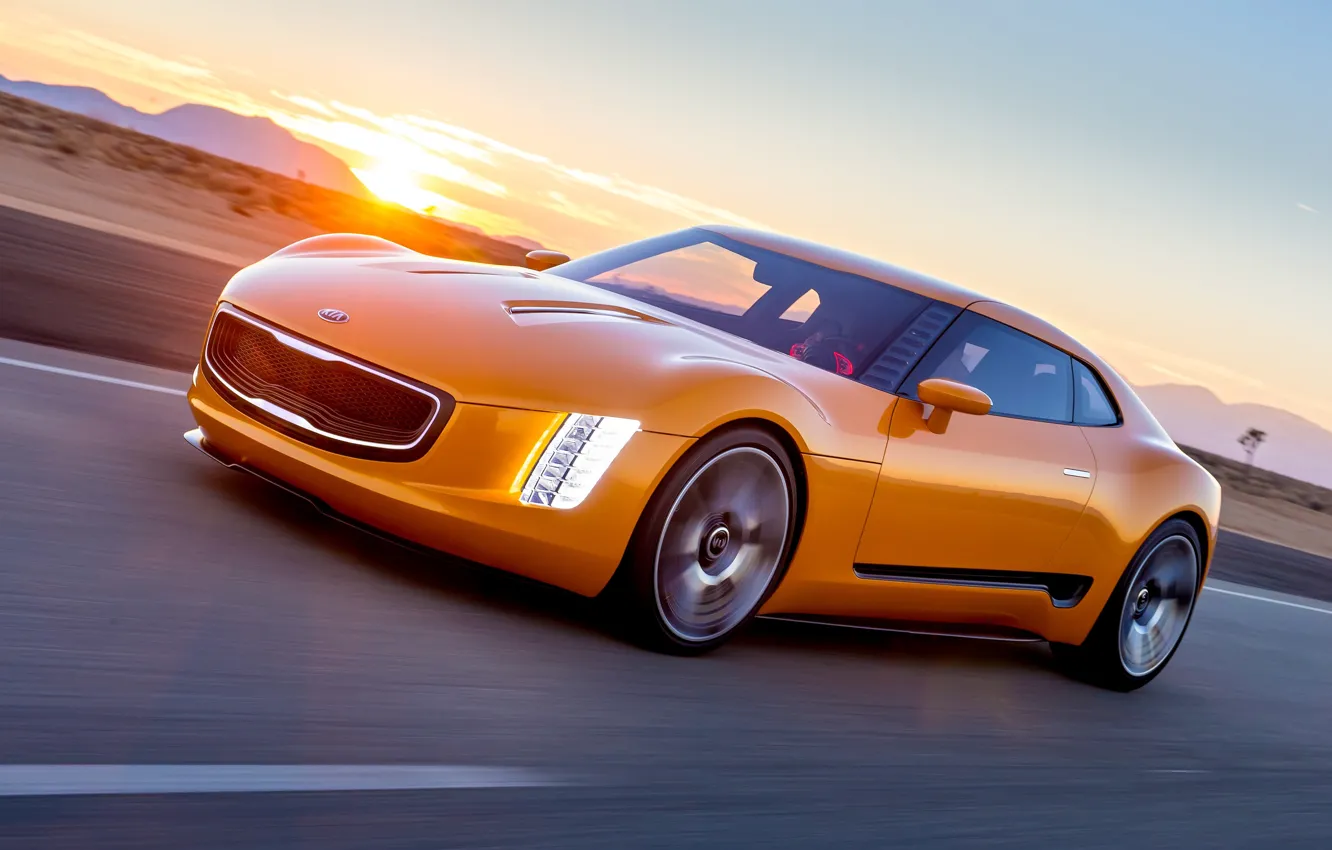 Photo wallpaper 2014, Pictures, Kia GT4 Stinger Concept, Sport Car