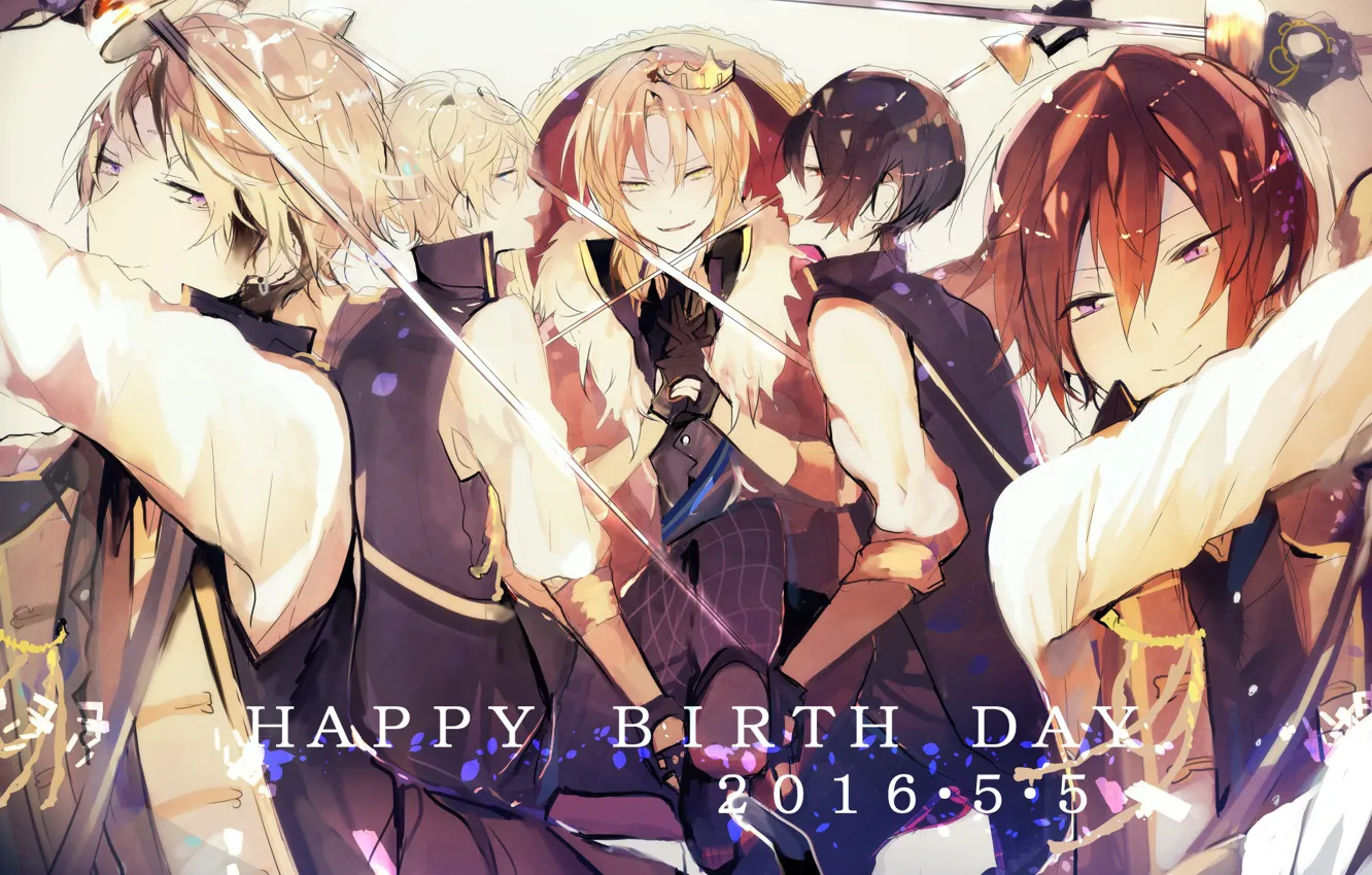 Photo wallpaper group, anime, art, guy, Ensemble Stars!