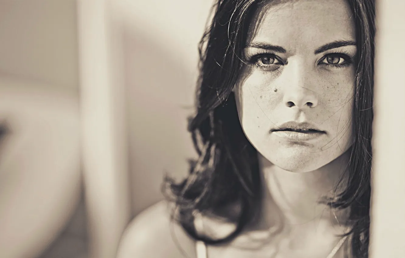 Photo wallpaper look, actress, Sepia, Jaimie Alexander, Jaimie Alexander
