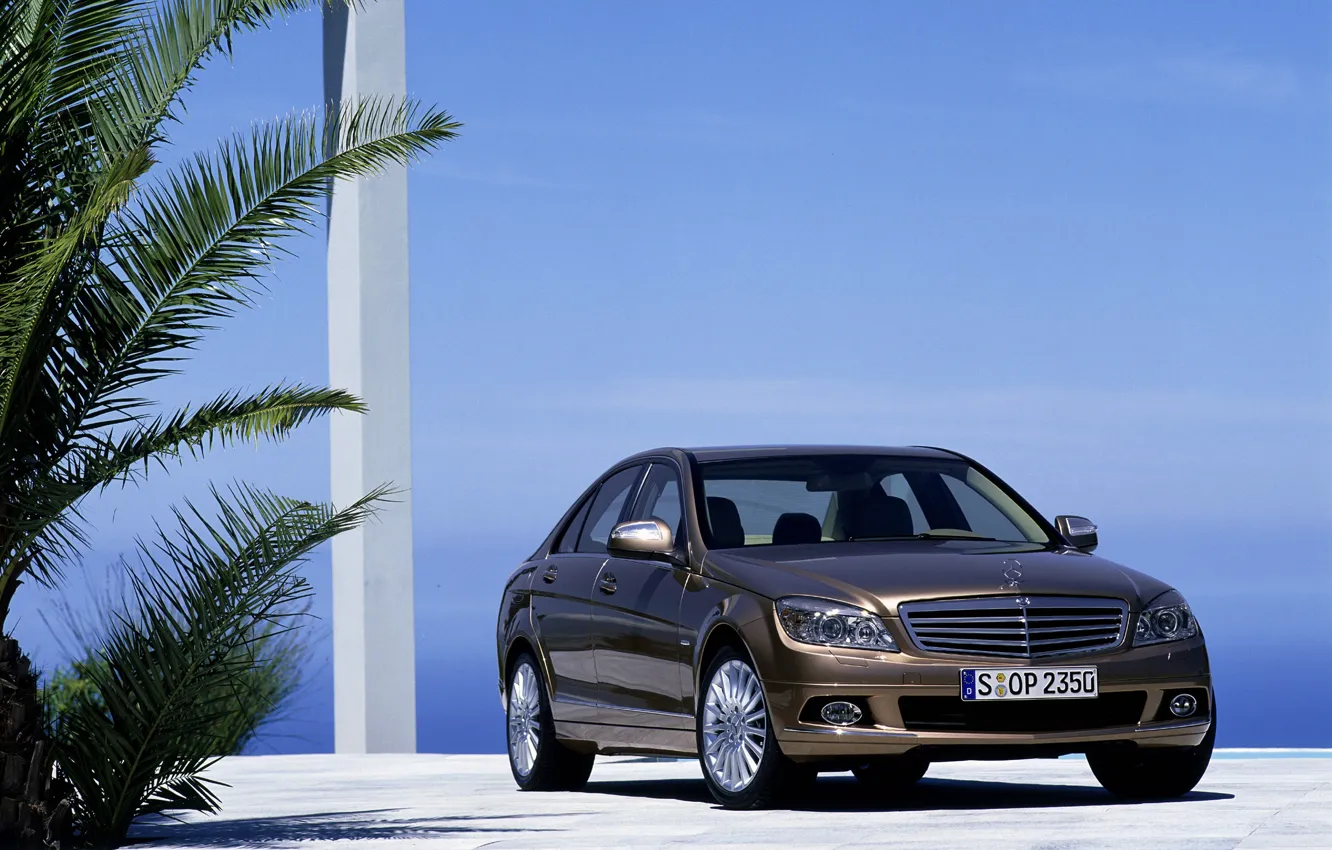 Photo wallpaper auto, Mercedes Benz C 350, Elegance