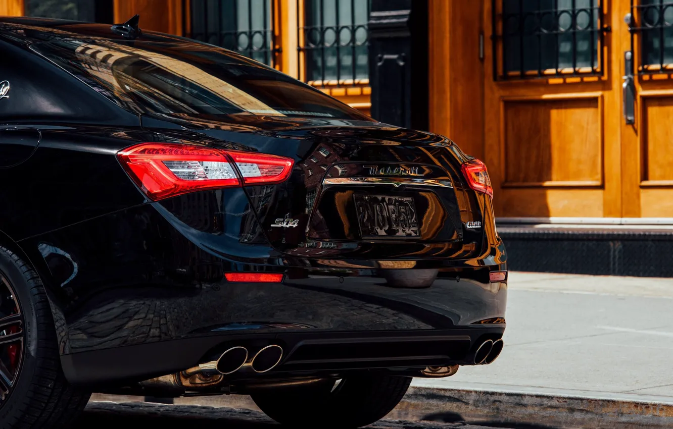 Photo wallpaper Maserati Ghibli Nrissimo, Ghibli, Maserati, rear view